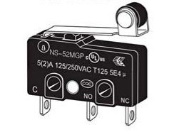 2mm 간격 3-스프링 마이크로 스위치