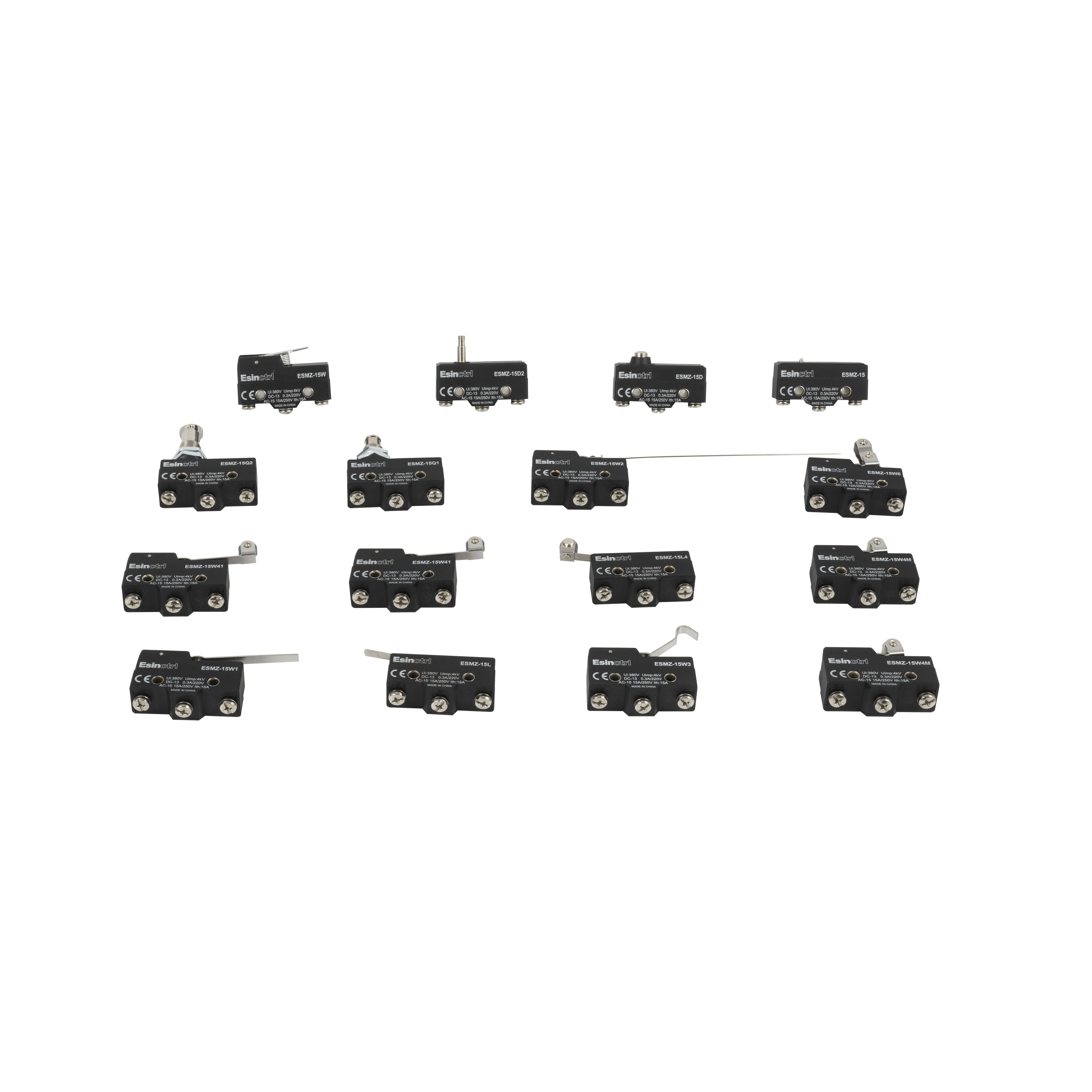 15A 및 0.05mm 높은 정밀 한계 스위치의 높은 스위칭 용량